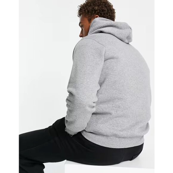 Jordan Jumpman Brooklyn Essentials Mens Fleece Pullover Hoodie Heather Gray - Picture 3 of 15